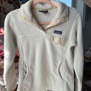 Patagonia Cream Fleece Pullover